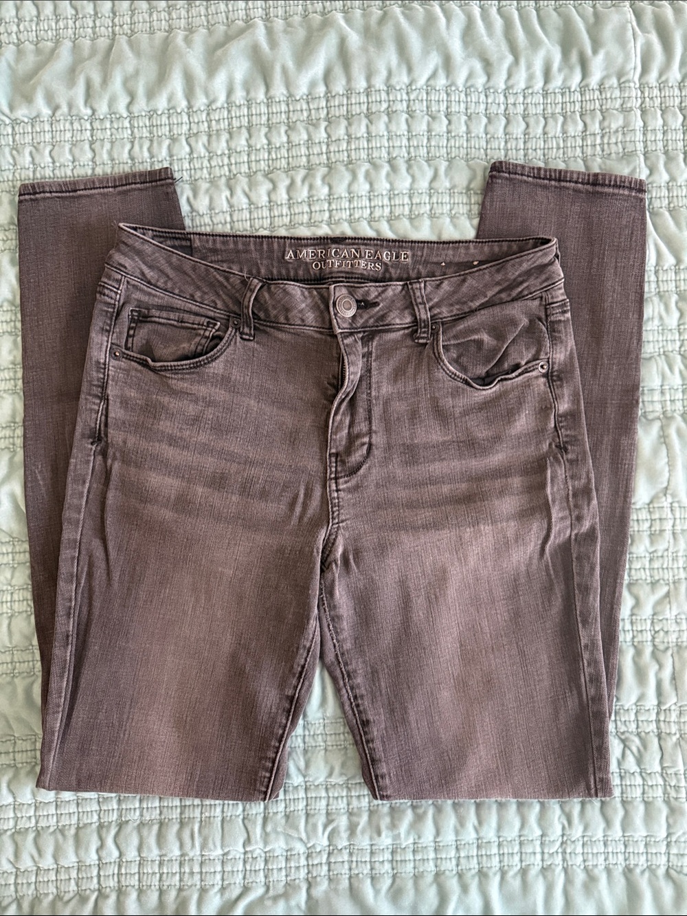 American Eagle Outfitters Women's grey Skinny Jeans
